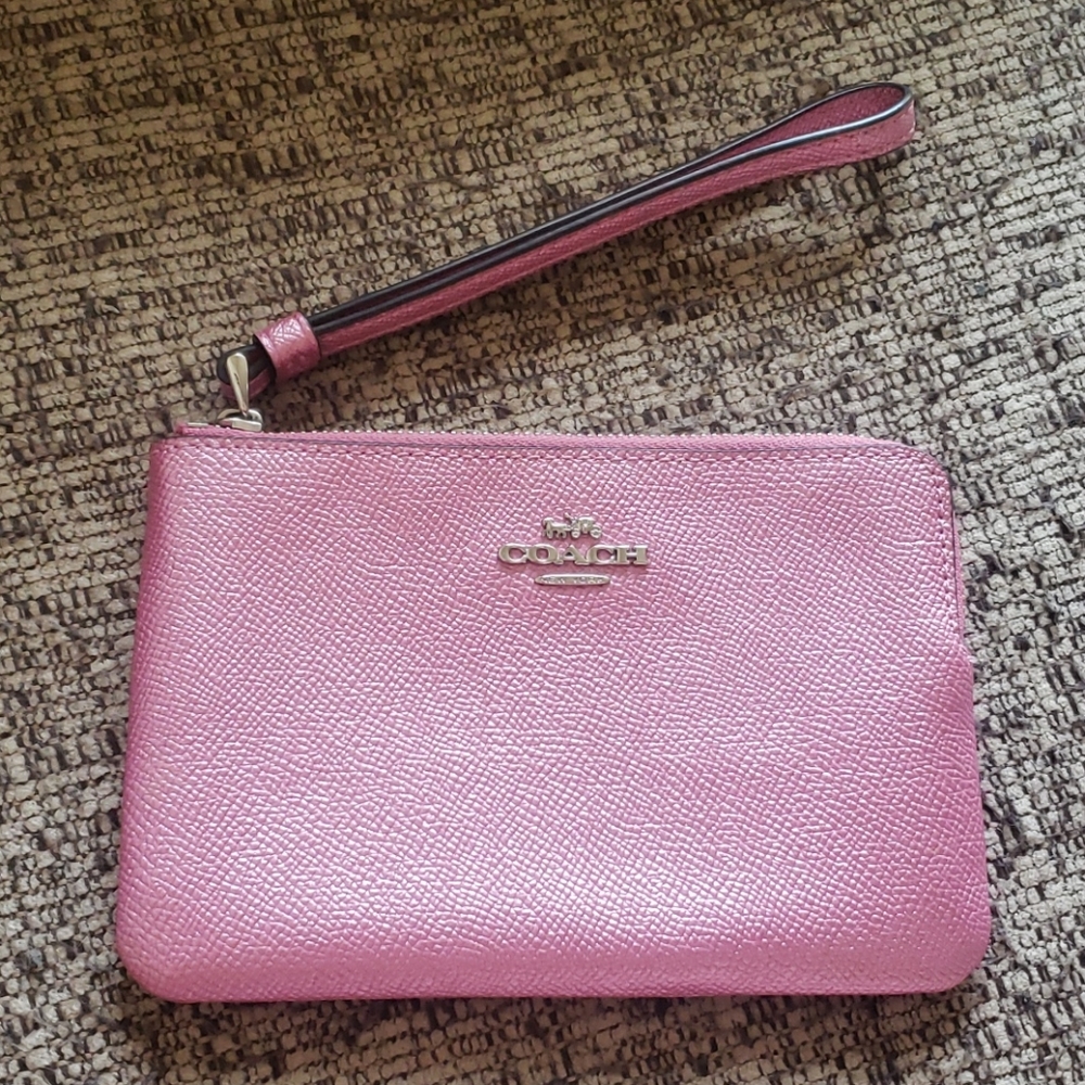Coach Pink Wristlet